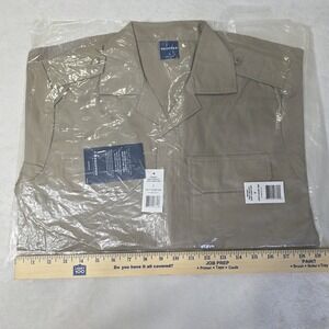 Propper® Men's‎ Small Khaki Tactical Shirt Short Sleeve Ripstop Line Duty Work